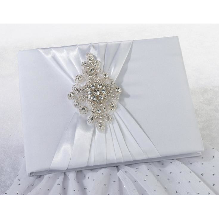 Jeweled Motif Guest Book - Wedding Collectibles