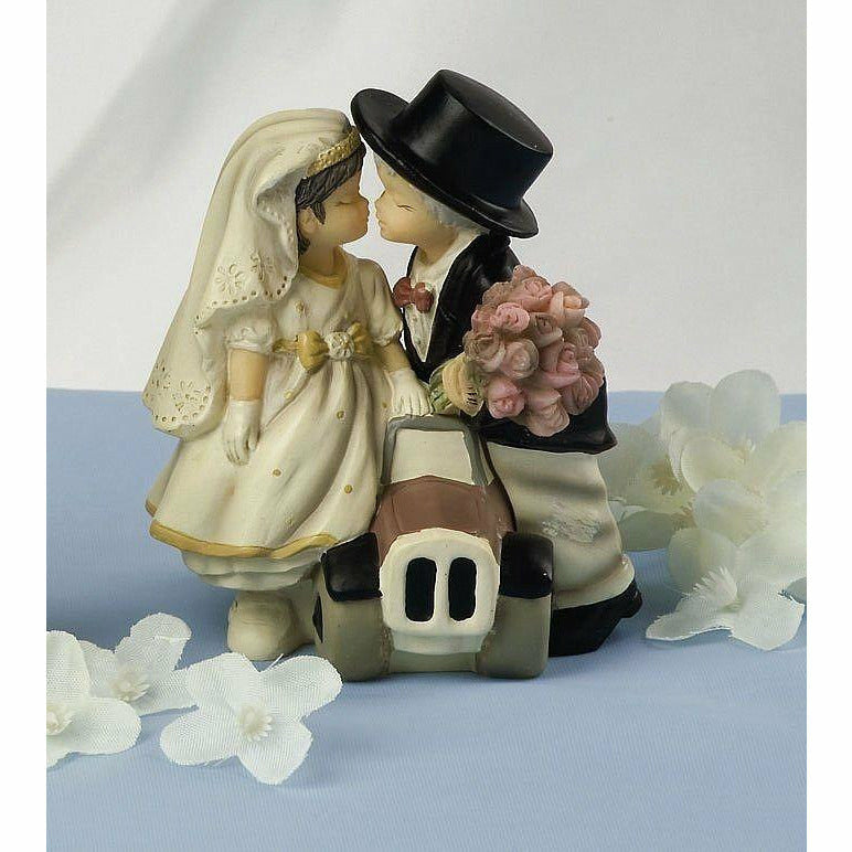 Kim Anderson's Pretty as a Picture ® Bride & Groom Car Figurine - Wedding Collectibles