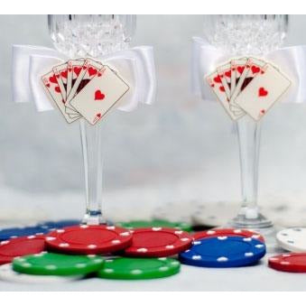 Las Vegas Wedding Toasting Glasses - Wedding Collectibles