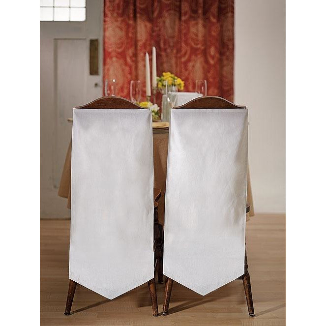 Linen Chair Banners - Plain - Wedding Collectibles
