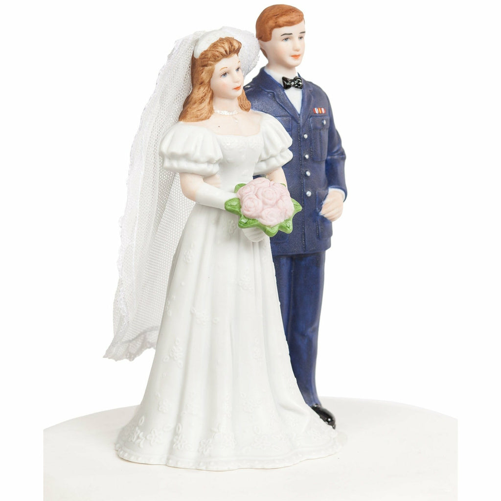 Military Air Force Wedding Cake Topper Figurine - Wedding Collectibles