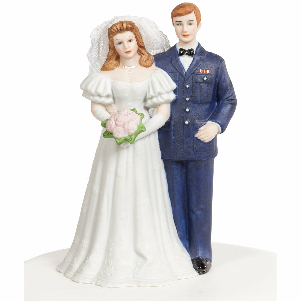 Military Air Force Wedding Cake Topper Figurine - Wedding Collectibles