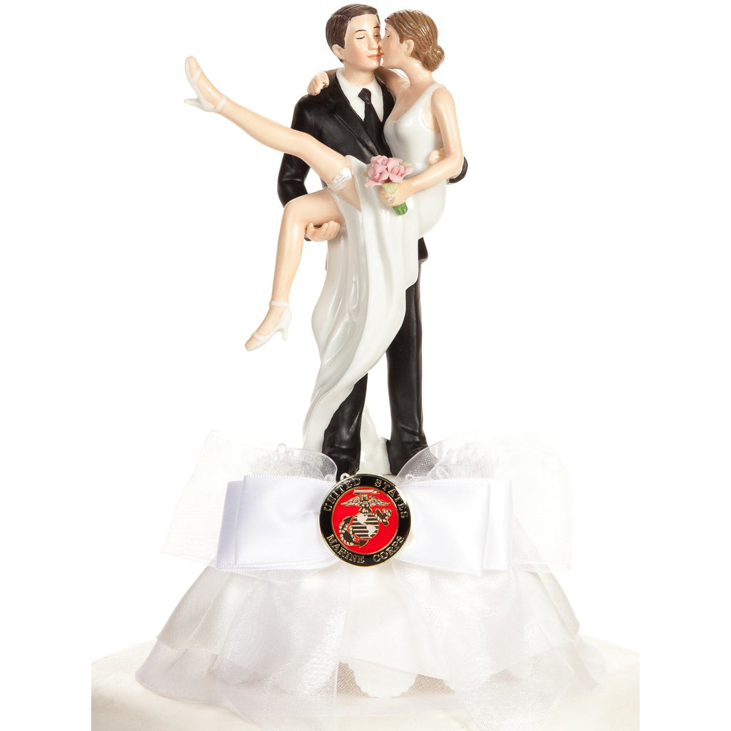 Military "Over the Threshold" Cake Topper- Air Force - Navy - Army - Marines - Wedding Collectibles