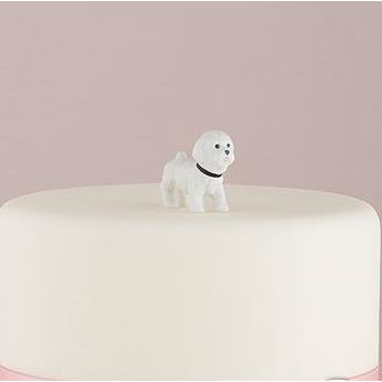 Miniature Bichon Frise Dog Figurines - Wedding Collectibles