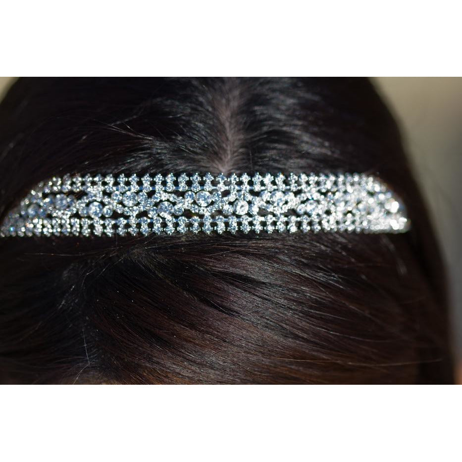 Modern Simplicity Crystal Headband - Wedding Collectibles