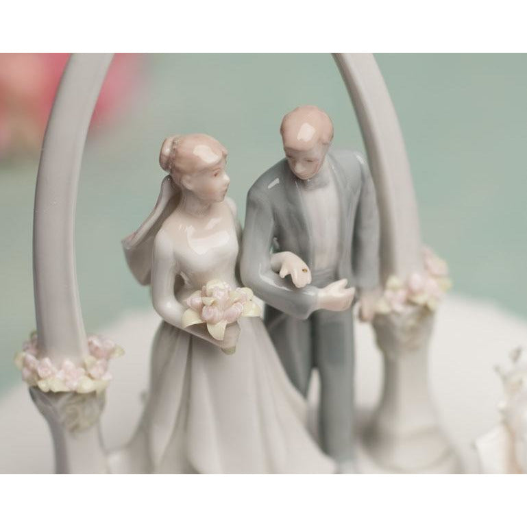 Newly Wed Bride and Groom Cake Topper - Wedding Collectibles