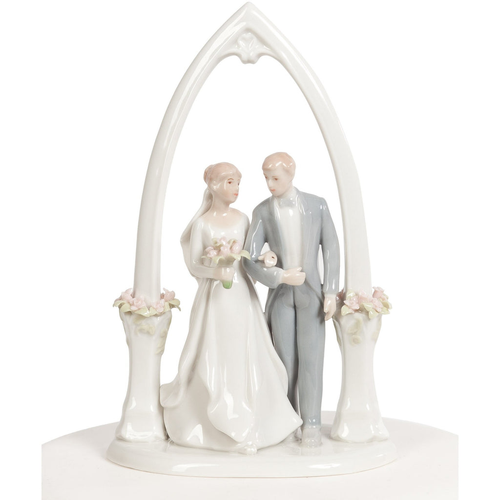 Newly Wed Bride and Groom Cake Topper - Wedding Collectibles