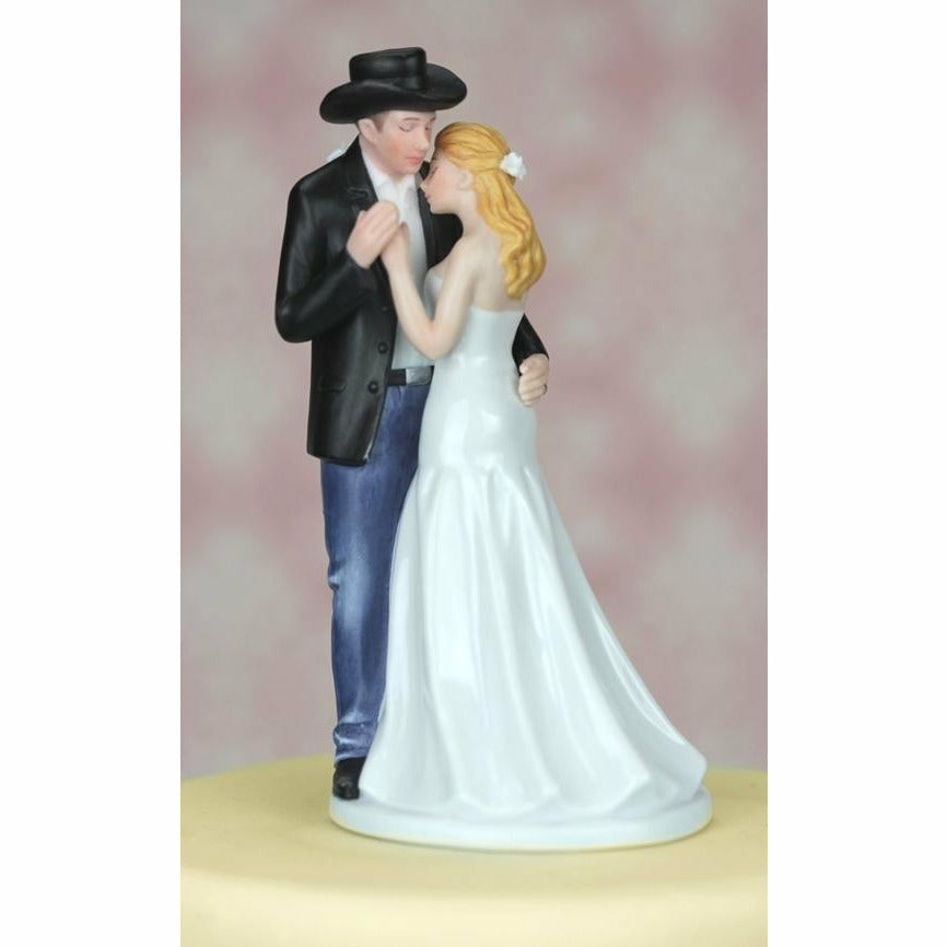 Old Fashion Lovin' Western Cake Topper - Wedding Collectibles