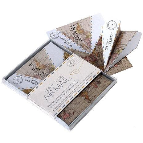 Paper Airplane Wishing Well Stationery Set - Wedding Collectibles