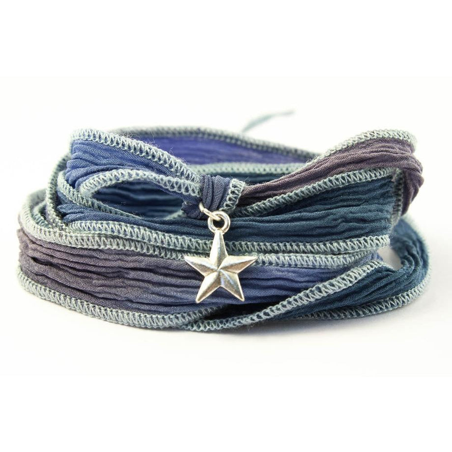 Wish Upon A Star Jewelry, Silk Wrap Bracelet
