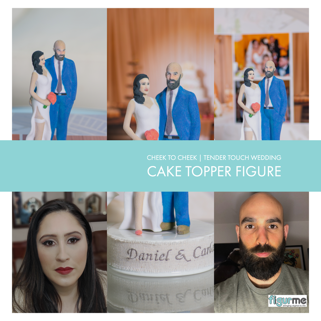 Custom Tender Touch Funny Wedding Cake Topper Figure - Made To Look Like You! - Wedding Collectibles