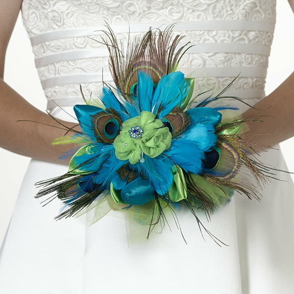 Peacock Bouquet - Wedding Collectibles