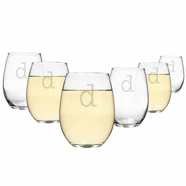 Personalized 15 oz. Stemless Wine Glass