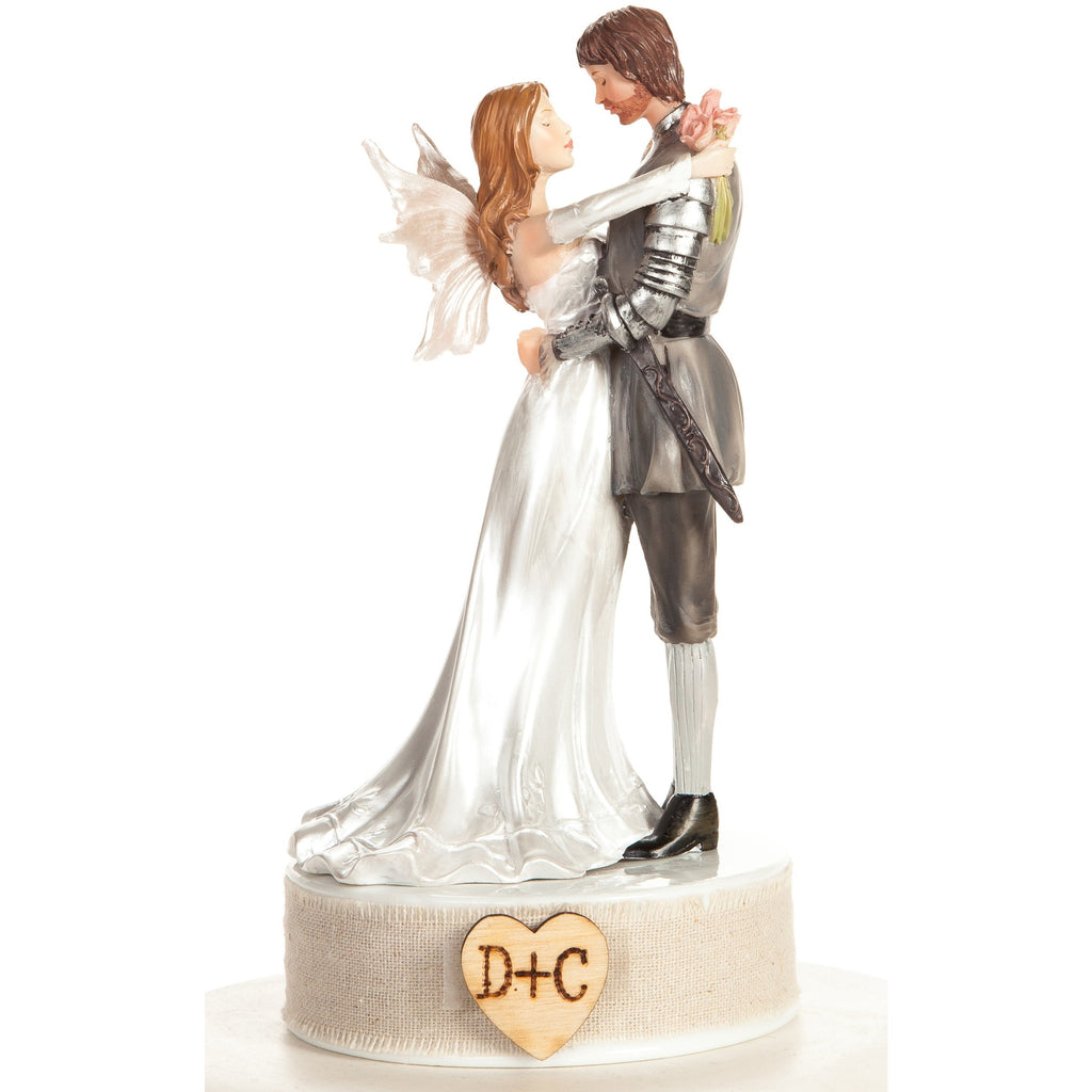 Personalized Rustic Fantasy Fairy Wedding Cake Topper - Wedding Collectibles