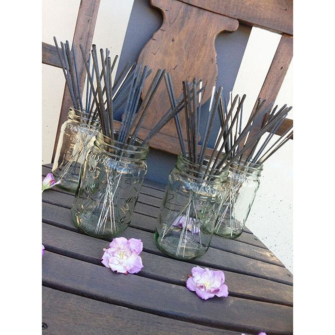 Personalized Sparkler Mason Jar Vase Collection (Set of 4) - Fits 9 Inch Sparklers - Wedding Collectibles