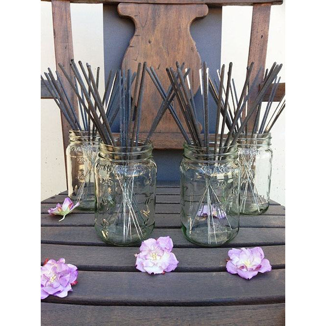Personalized Sparkler Mason Jar Vase Collection (Set of 4) - Fits 9 Inch Sparklers - Wedding Collectibles
