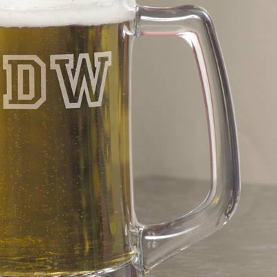 Personalized Sports Beer Mug - Wedding Collectibles