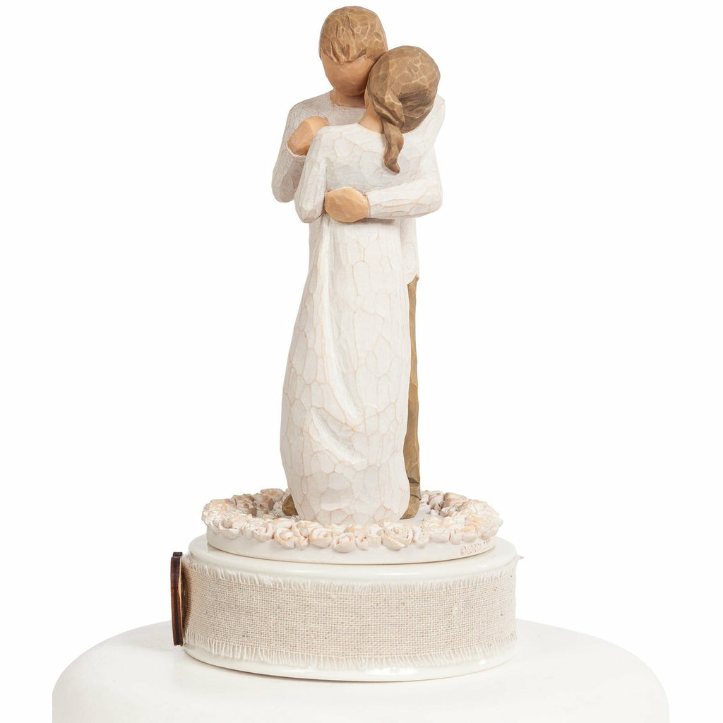 Personalized Willow Tree ® "Promise" Wedding Cake Topper - Wedding Collectibles