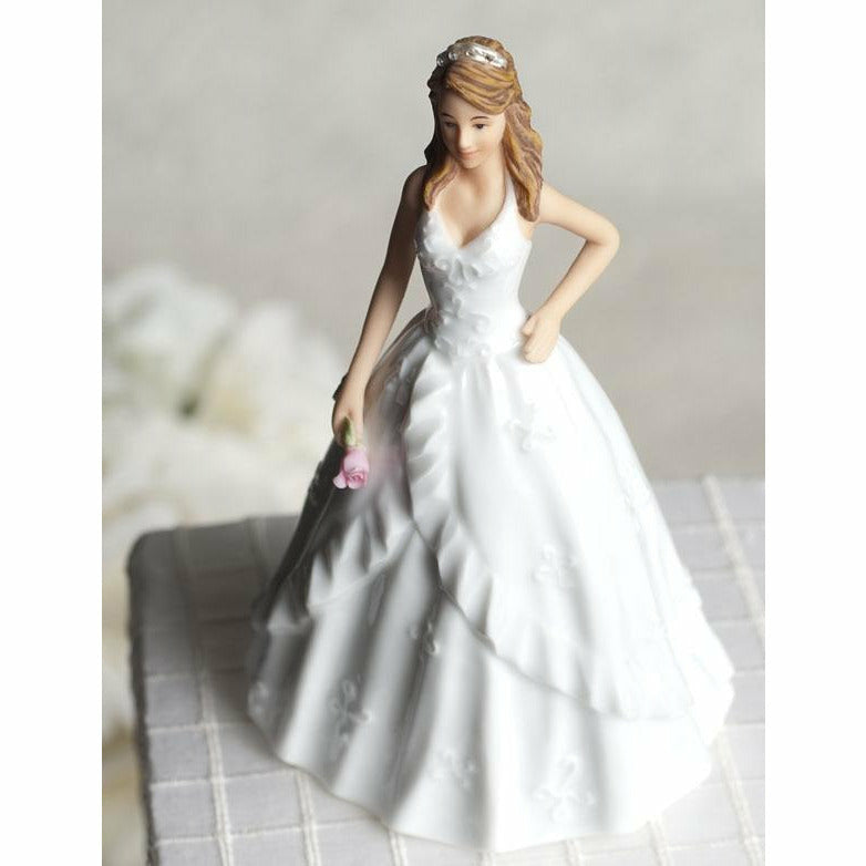 Porcelain Quinceanera & Sweet Sixteen Cake Topper Figurine - Wedding Collectibles