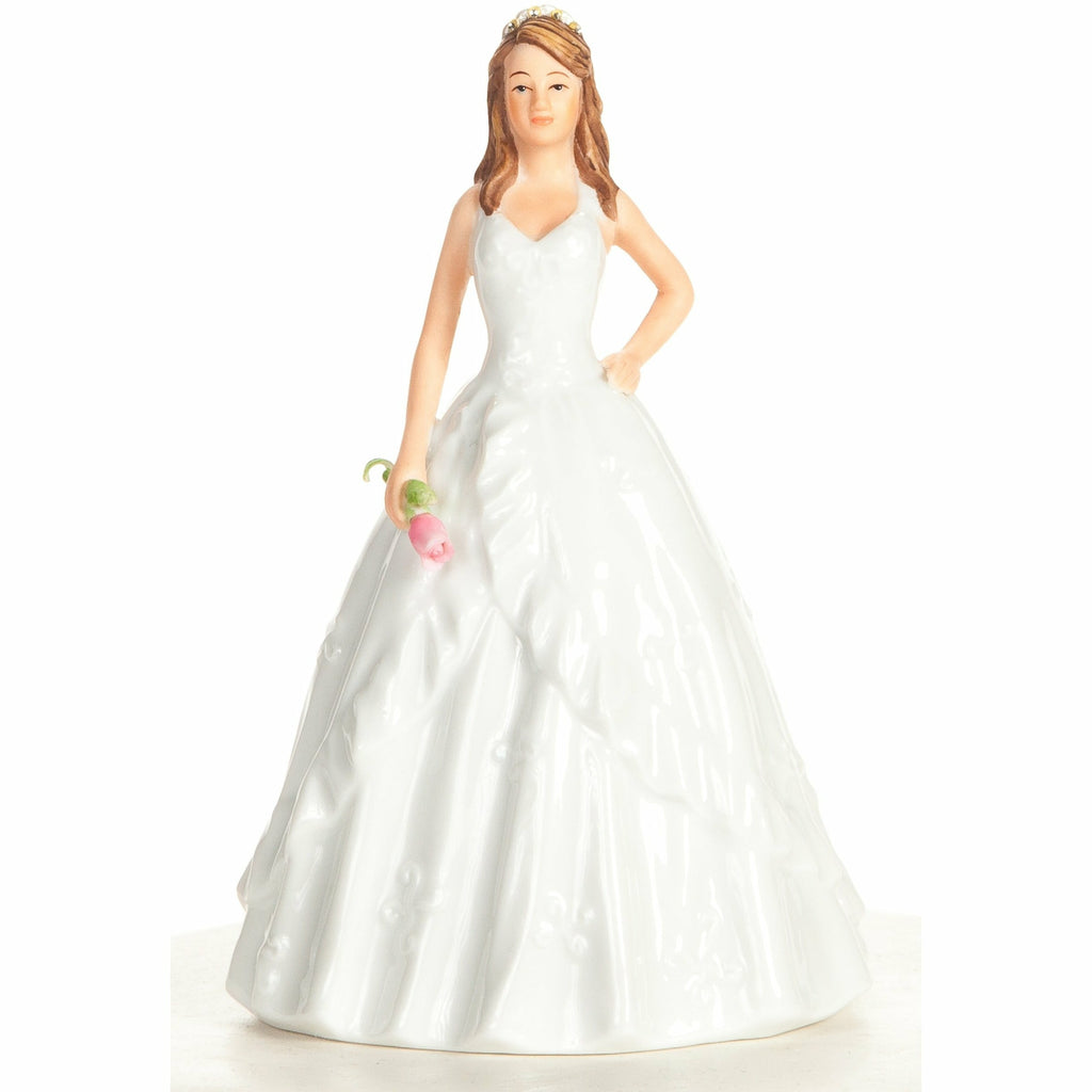 Porcelain Quinceanera & Sweet Sixteen Cake Topper Figurine - Wedding Collectibles