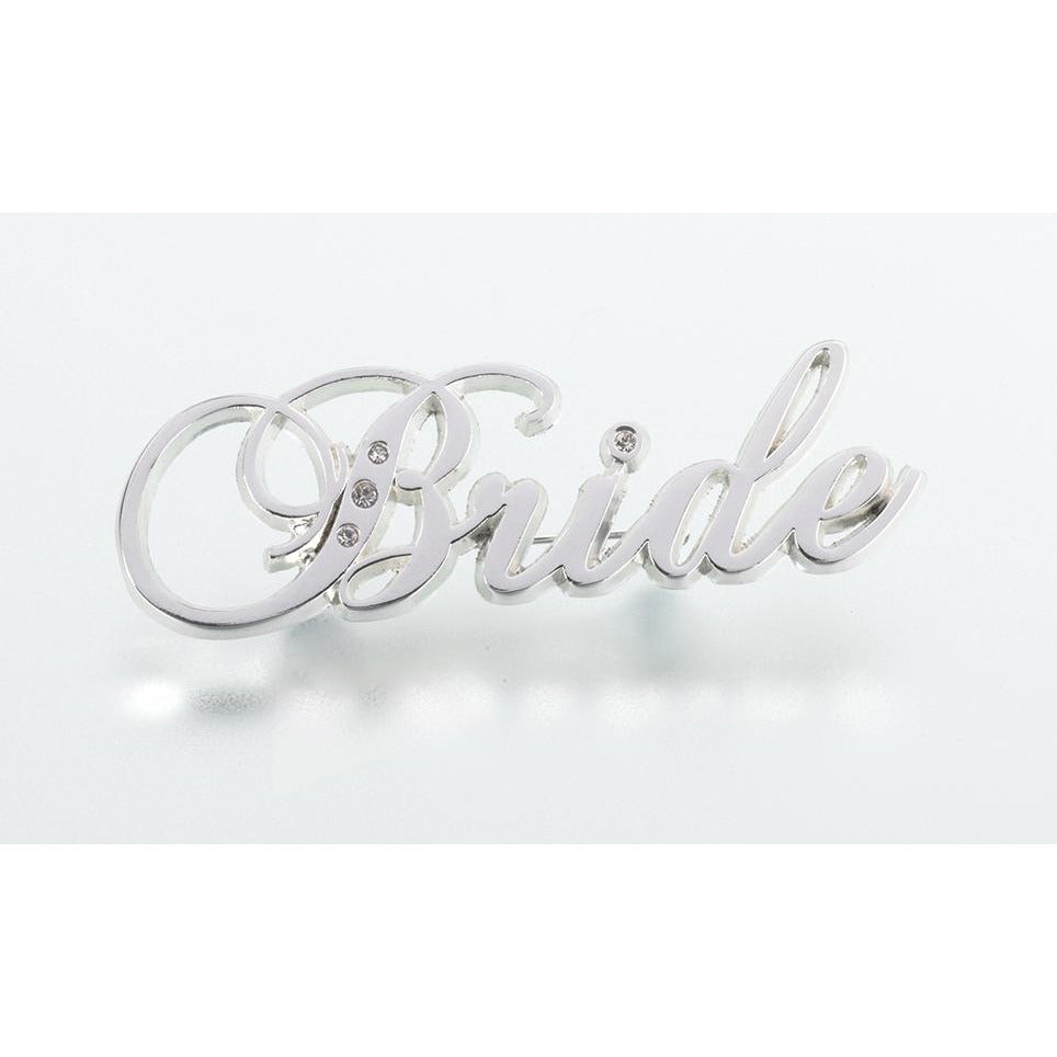 Rhinestone Bride Pin - Wedding Collectibles
