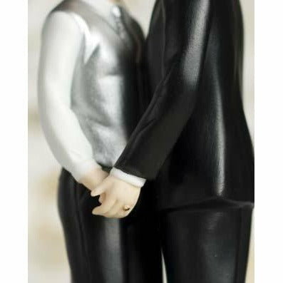 "Romance" Gay Wedding Cake Topper - Wedding Collectibles
