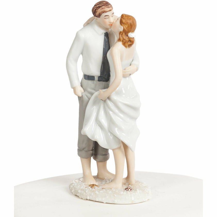 "Beach Get Away" Wedding Cake Topper with Sand and Shells – Wedding ...