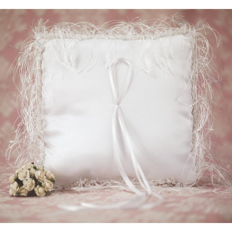 Satin and Silk Wedding Ring Bearer Pillow - Wedding Collectibles