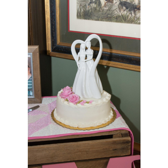 Lesbian Silhouette of Love Wedding Cake Topper - Wedding Collectibles