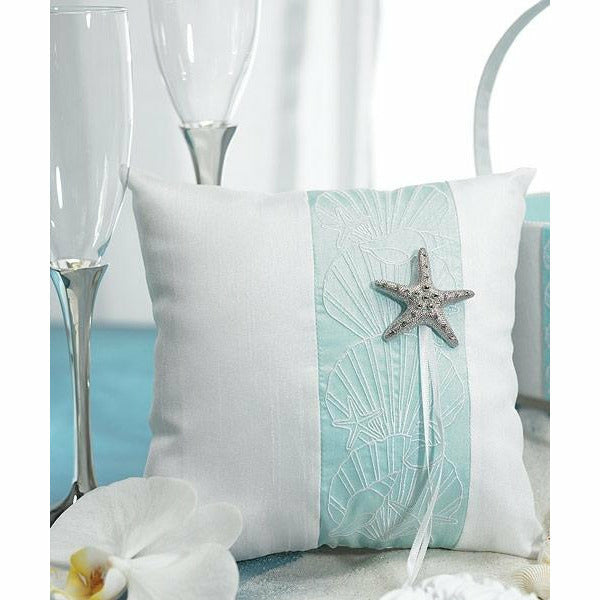 Seaside Allure Ring Pillow - Wedding Collectibles