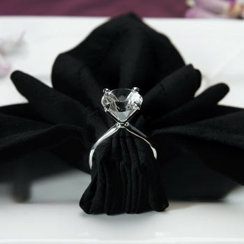 Silver Plated Diamond Napkin Holders (set of 4) - Wedding Collectibles