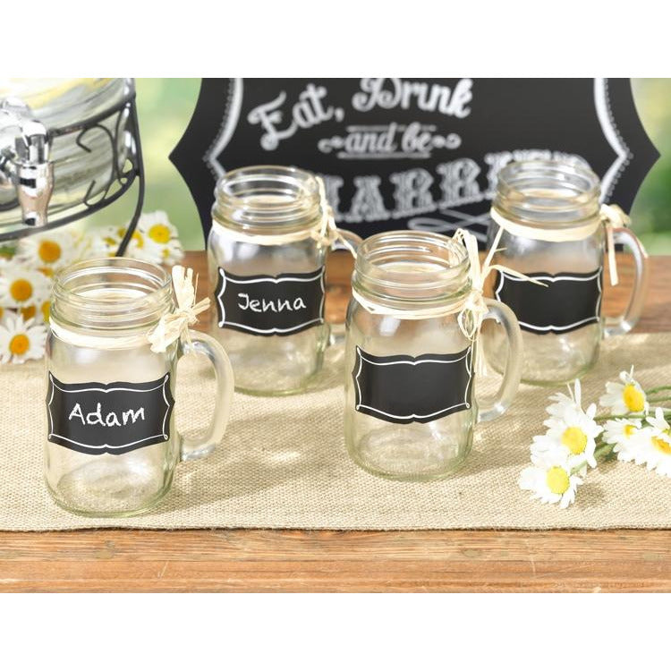 Chalkboard Glass Clings (Set of 20) - Wedding Collectibles