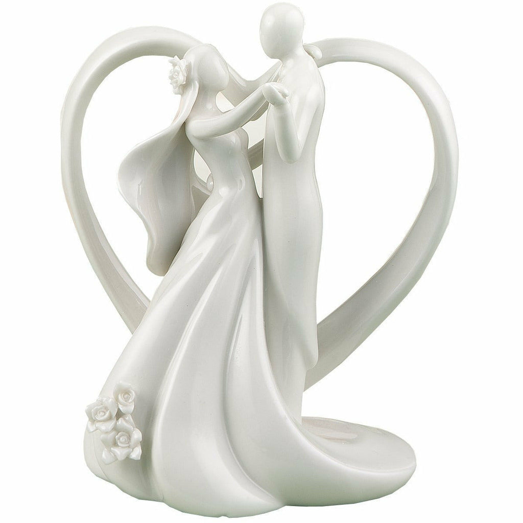 Stylized Dancing Wedding Cake Topper - Wedding Collectibles