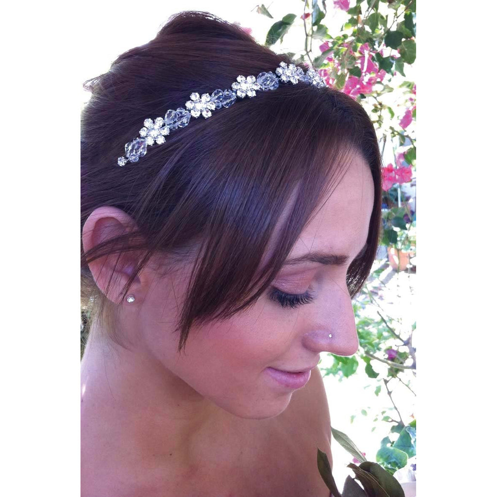 Swarovski Crystal Florette Headband - Wedding Collectibles