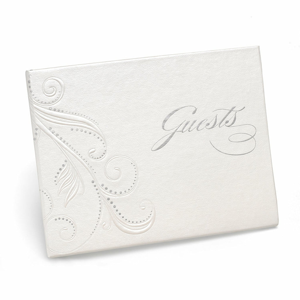 Swirl Dots Guest Book - Wedding Collectibles