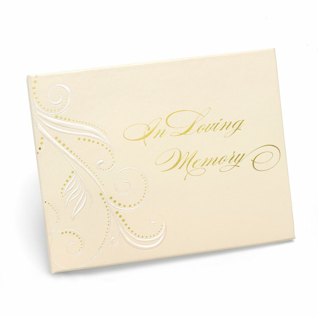 Swirl Dots Memory Guest Book - Wedding Collectibles