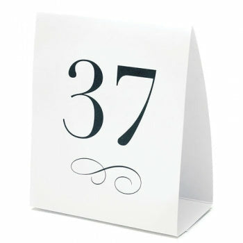 number tents Table Number Tent Style Card (1-48)