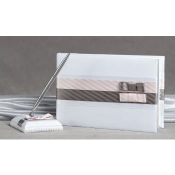 Tie(ing) the Knot Guest Book and Pen Set - Wedding Collectibles