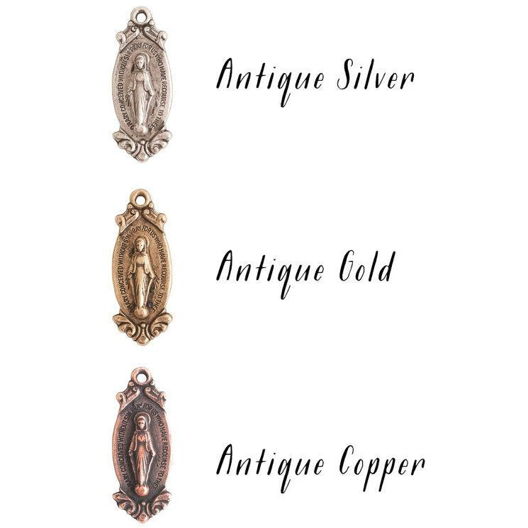 Virgin Mary Silk Wrap Jewelry - Wedding Collectibles