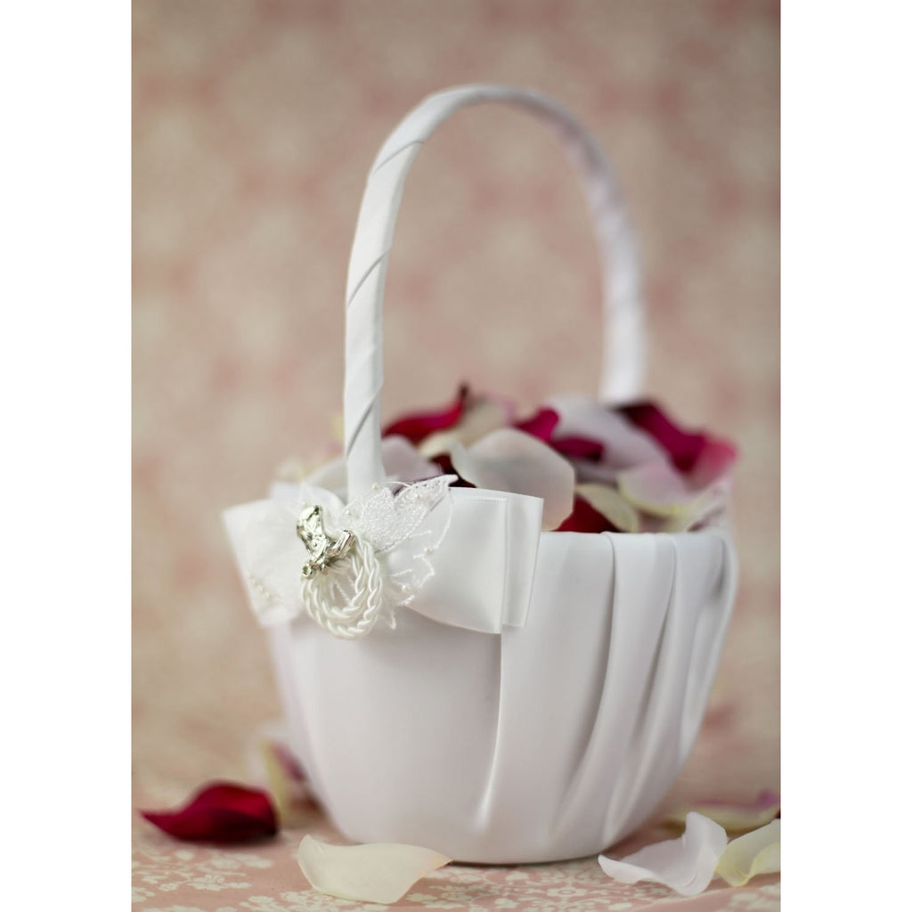 Western Cowboy Lasso Wedding Flowergirl Basket - Wedding Collectibles