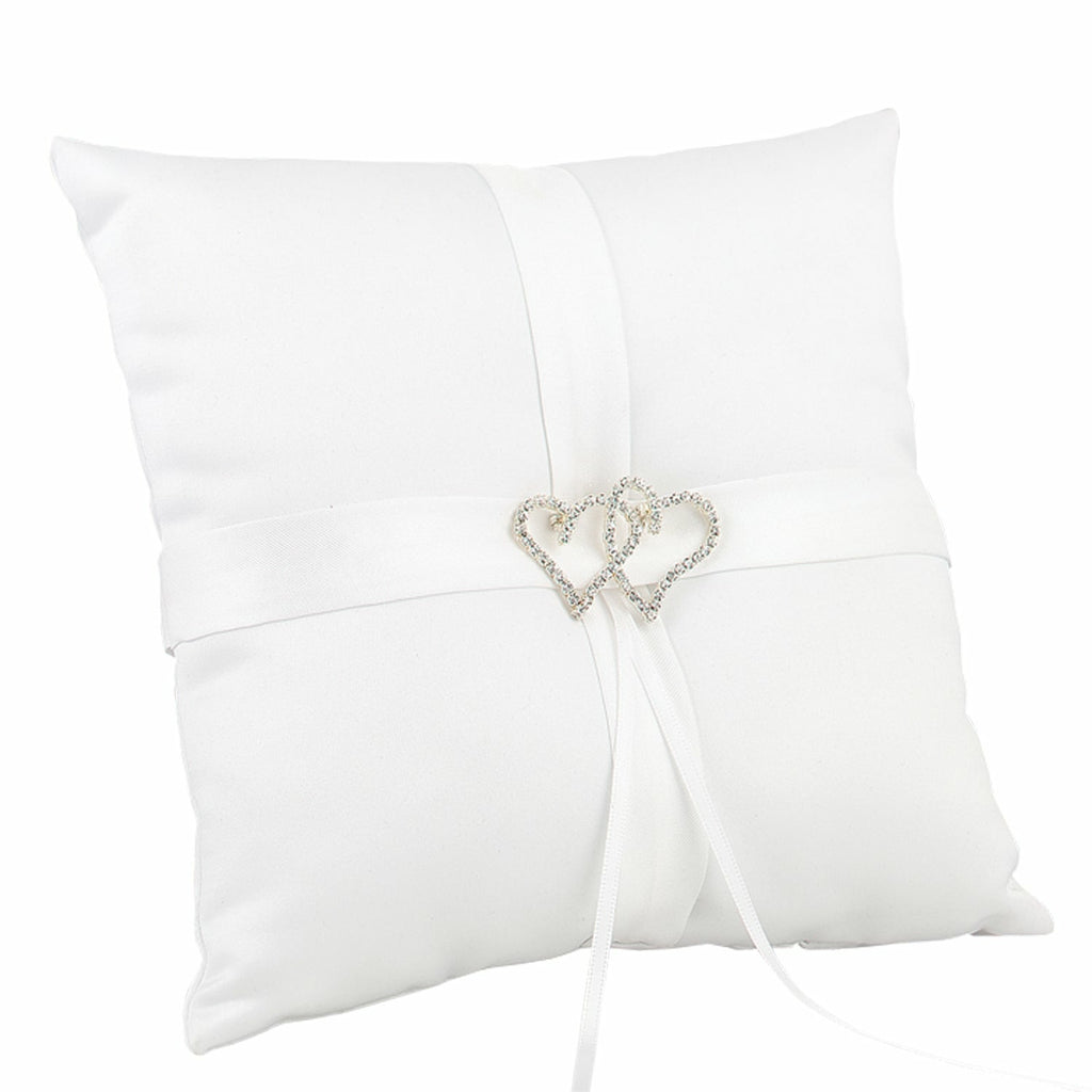White With All My Heart Pillow - Wedding Collectibles
