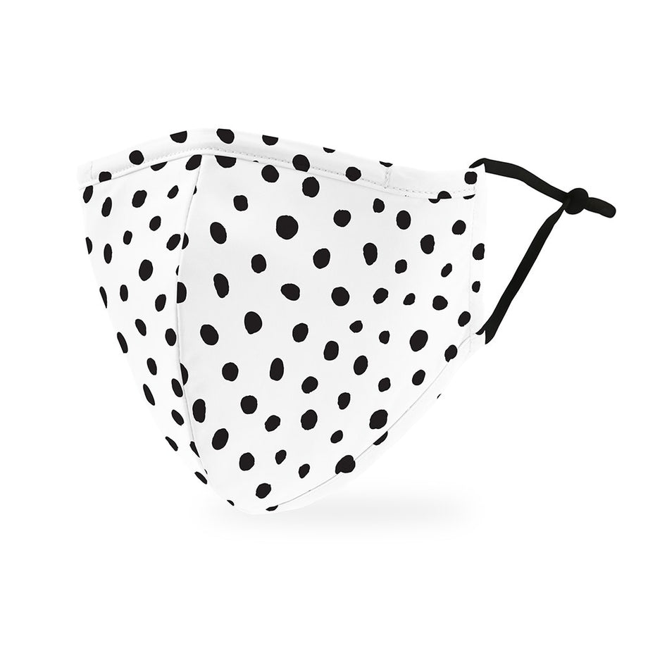 Dot Print Protective Cloth Face Mask