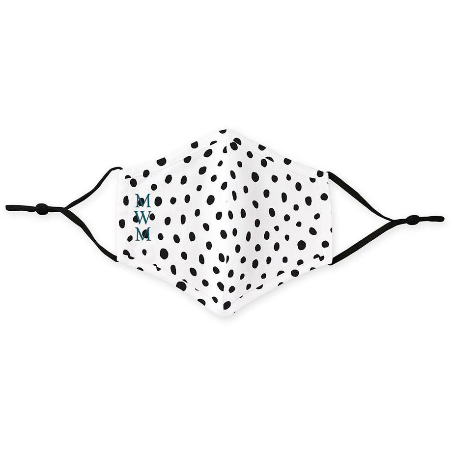 Dot Print Protective Cloth Face Mask