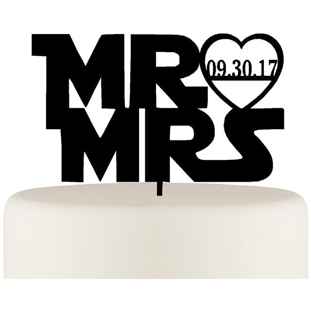 Wedding Cake Topper - Star Wars Inspired Cake Topper - Mr & Mrs Cake Topper - Wedding Collectibles