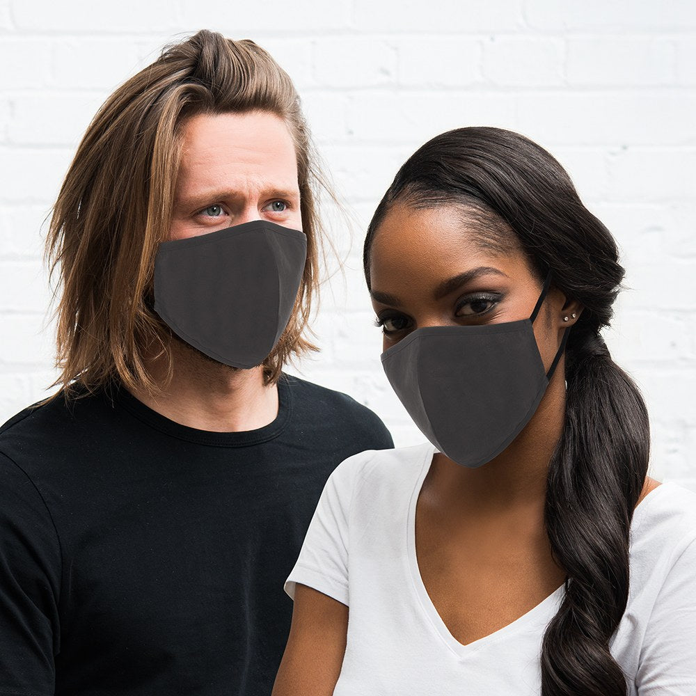 Grey Protective Cloth Face Mask - Wedding Collectibles