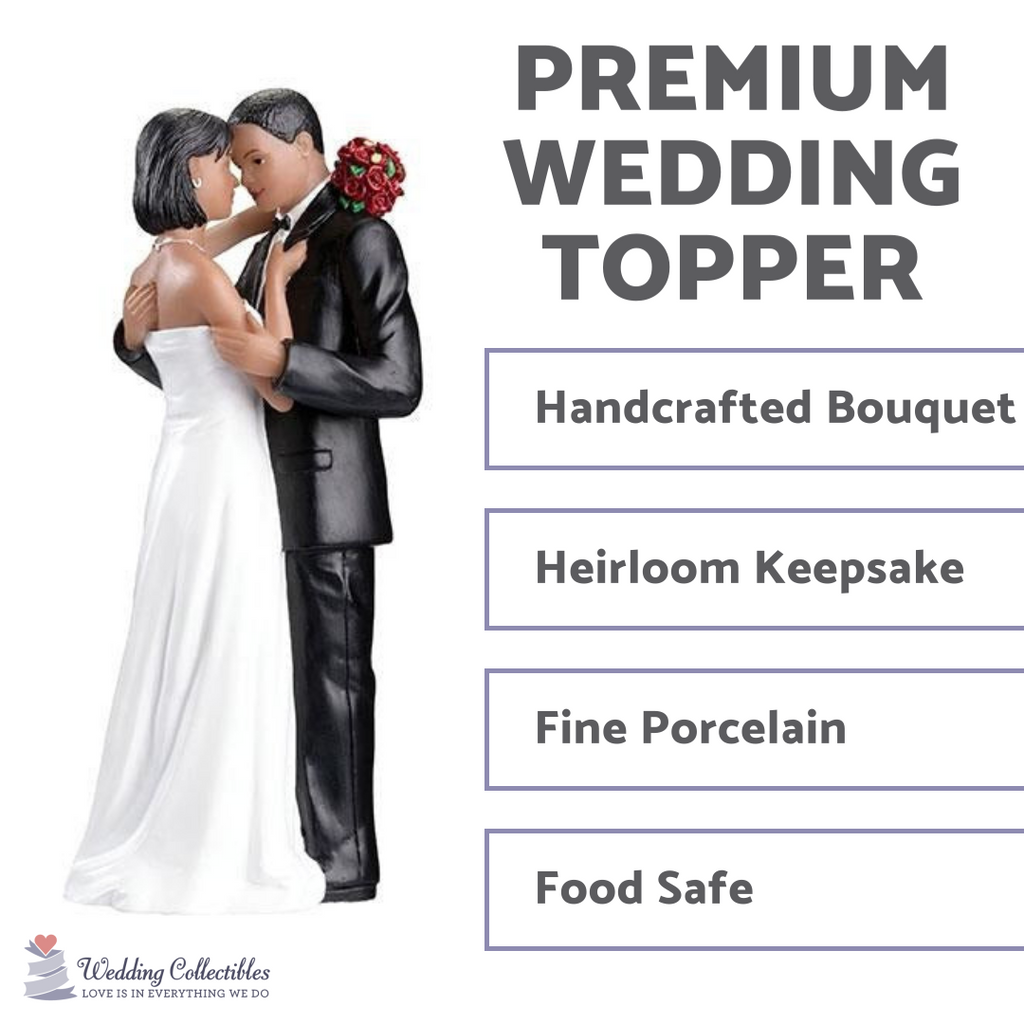 African-American Couple Figurine - Wedding Collectibles