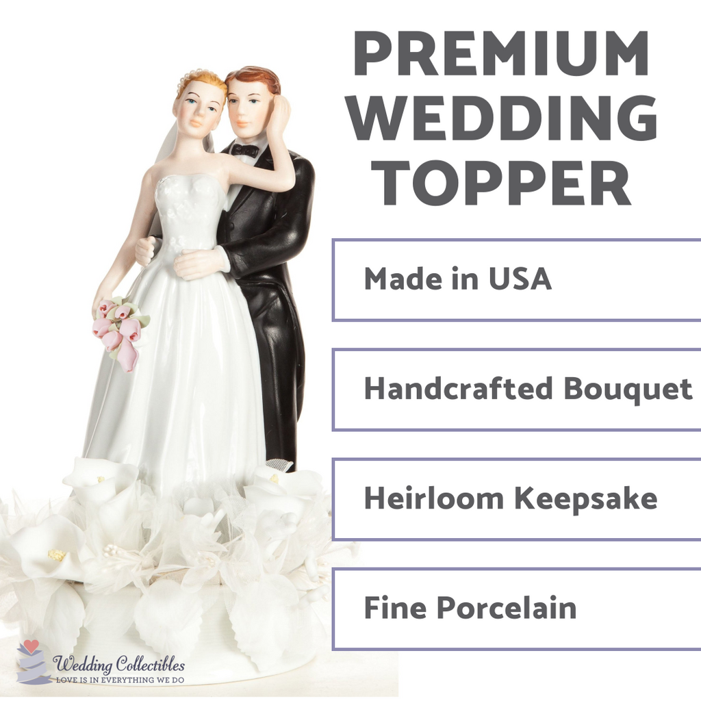 Elegant Calla Lily Cake Topper - Wedding Collectibles