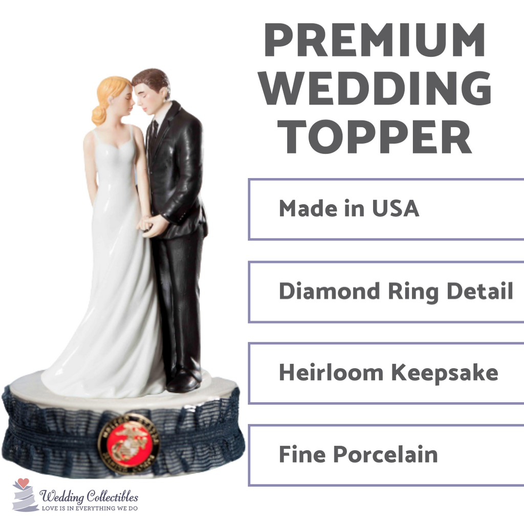 Military Marine Cake Topper - Wedding Collectibles