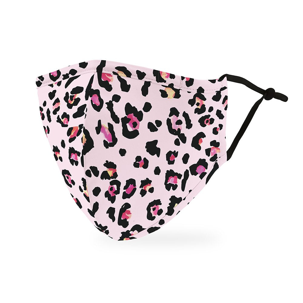 Pink Leopard Print Protective Cloth Face Mask Wedding Collectibles pink-leopard-print-protective-cloth-face-mask-wedding-collectibles