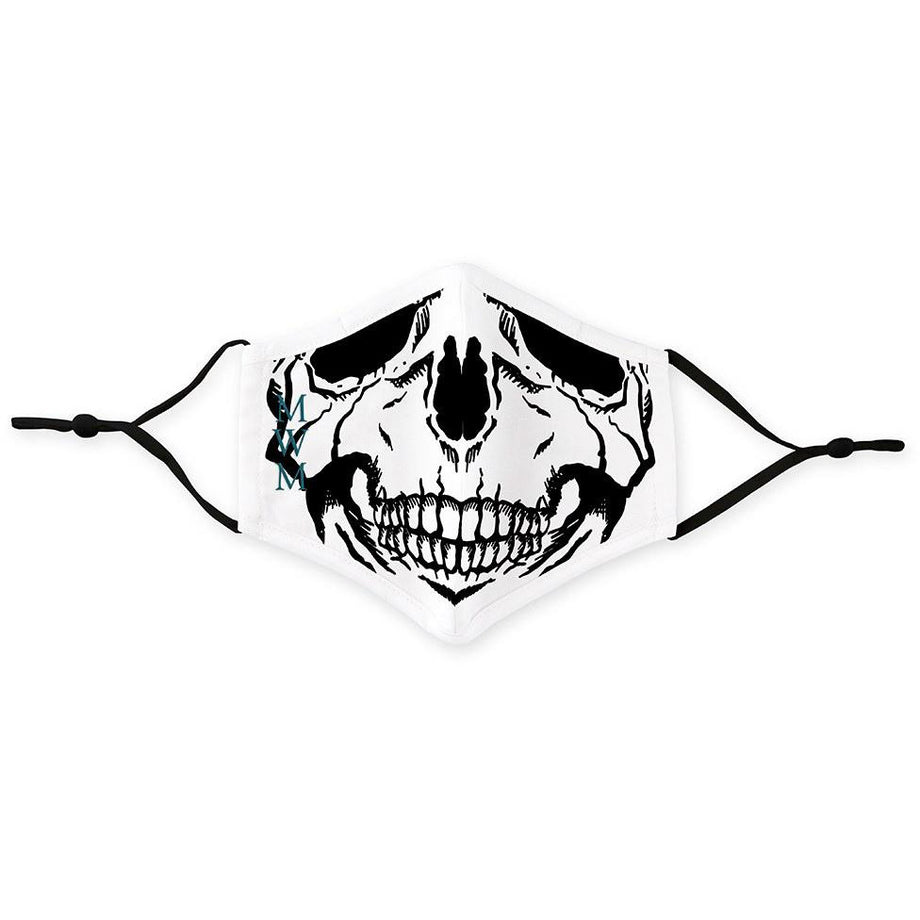 Skull Print Protective Cloth Face Mask